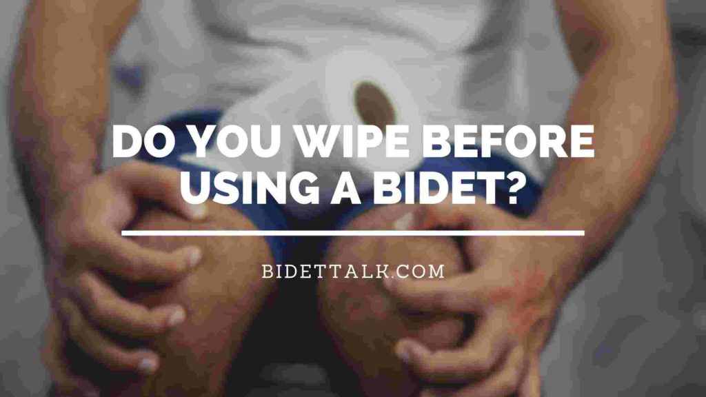 Do You Wipe Before Using A Bidet